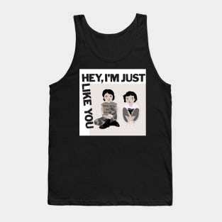 Tegan and Sara "Hey, I am just like you" album illustration Tank Top